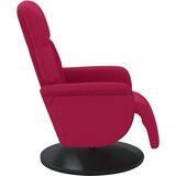  Naslonjač s osloncem za noge boja crvenog vina baršunasti | shoptok.hr