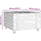  Kava Stol Smeđa 60 x 60 x 38 cm Čvrsto teak drvo | Eponuda.com