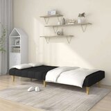  Kavč dvosed z ležiščem črno blago, (21038223) | Shoptok.si