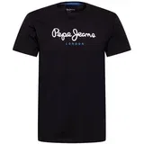 Pepe Jeans Majica 'Eggo' plava / crna / bijela