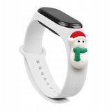 HURTEL STRAP XMAS STRAP BAND ZA XIAOMI MI BAND 4 / 3 BOŽIČNI SNEŽAČ, (21910354) | Shoptok.si