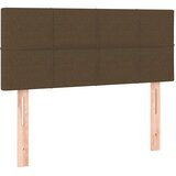  Krevet box spring s madracem LED tamnosmeđi 90x190 cm tkanina | shoptok.hr