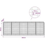  Gabion s žicom debljine 3 5 mm i mrežom 5x10 cm 500x100x150 cm - 100 cm 150 cm 500 cm | shoptok.hr