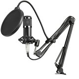 Timeless Tools USB kondenzatorski mikrofon s pop filtrom in nastavljivim ročajem za podcasting in prenašanje, (5000347692) Cene