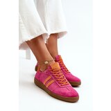 Zazoo N1068 Low Women's Suede Sneakers Fuchsia | shoptok.hr
