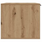  Kutija z mačji pijesak boja hrasta 80x50x45cm konstruirano drvo | shoptok.hr