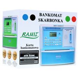  Kasica prasica u obliku bankomata s karticom za bankomat i PIN bravom - crvena | Shoptok.si