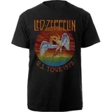 Led Zeppelin Košulja USA Tour '75 2XL Crna