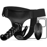Fetish Collection - Vibrating Strap-On Set - Black