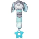 Baby Mix škripajoča igrača za psa siva in mint Cene