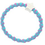 By Eloise London Silver Star Pink on Blue elastika za lase | Shoptok.si