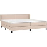  Krevet box spring s madracem cappuccino 200x200cm umjetna koža | shoptok.hr