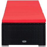  3-delni komplet vrtnih ležalnikov in mizice poli ratan črn, (20963092) | Shoptok.si