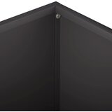  Vrtna saksija Crna 40 x 40 x 30 cm Čelična vrata | shoptok.hr