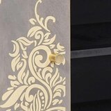 TV omarica Siva in zlata 105 x 33.5 x 46 cm Trden mangov les, (5000064663) | Shoptok.si