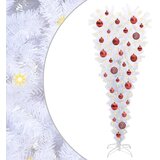  Umjetno božićno drvce s stalakom Bijelo 120 cm PVC i čelik | shoptok.hr