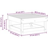  Sekcionalna sofa Čvrsto borovo drvo Vosak Smeđa - Vosak smeđa bor naslon za noge | shoptok.hr