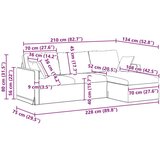 SOFA Kavč Temno siva, (5000145812) | Shoptok.si