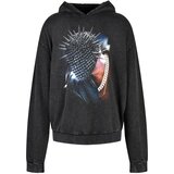 MT Upscale Thorned Mask Oversize Hoody Black with Acid Wash | Shoptok.si