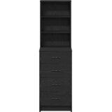  Highboard Crni hrast 40 x 41 x 135 cm Konstruirano drvo | shoptok.hr