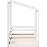  Dječji krevet s krovom bijeli 90 x 200 cm od masivne borovine | Eponuda.com