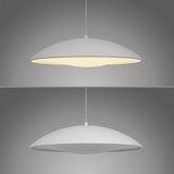 SCHÖNER WOHNEN 14606-16 - led prigušiva luster na sajli lente LED/17W/230V prečnik 40 cm bela | Eponuda.com