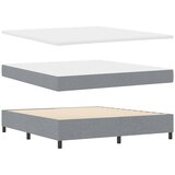  s opruga kutije Svijetlo siva 180 x 200 cm tkanina | shoptok.hr