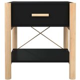 vidaXL Noćni ormarići 2 kom crni 42 x 38 x 45 cm od konstruiranog drva | shoptok.hr