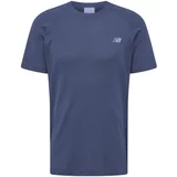 New Balance Tehnička sportska majica 'Athletics' svijetloplava / tamno plava