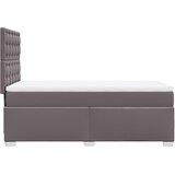  s oprugama i madracem sivi 100x200 cm od umjetne kože | shoptok.hr