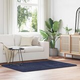 vidaXL Visoka košata preproga NAVARRA mornarsko 120x170 cm poliester | Shoptok.si