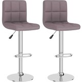  Barski stolčki 2 kosa taupe blago, (20700048) | Shoptok.si