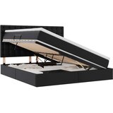  s prostorom za pohranu s LED-om Crna 180 x 200 cm | shoptok.hr