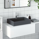 vidaXL Umivalnik 50x38x11 cm liti mineral/ liti marmor antracit Cene