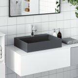 vidaXL Umivaonik od lijevanih minerala/mramora 50x38x11 cm antracit Cijene
