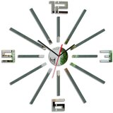  Stenske ure SHEEN GRAY HMCNH038-gray (moderna stenska ura) Cene