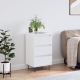 vidaXL Komoda bela 40x35x70 cm inženirski les | Shoptok.si
