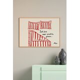Wallity Artsmdftek10-3348 Multicolor Decorative Framed MDF Painting Cene