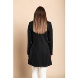 Fenzy Elegantan Kaput Na Kopčanje, Crni | shoptok.hr