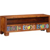 TV ormarić Višebojni 110x30x40 puno drvo bagrem | Eponuda.com