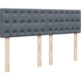  Krevet s oprugama i madracem tamnosivi 160x200 cm baršunasti | shoptok.hr