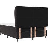 Krevet s opruga kutije s madracem Crna 200 x 140 cm Baršun | Eponuda.com