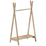 Vipack Dječja vješalica od punog hrasta u prirodnoj boji 74x132 cm Forrest – | shoptok.hr