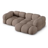 Cosmopolitan Design Smeđa kutna garnitura (s desnim kutom/s ležaljkom) Loretto – | shoptok.hr