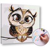 Artmie paint bi numbers kit - sova | ePonuda.com