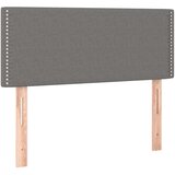  Box spring postelja z vzmetnico temno siva 90x200 cm blago, (20724988) | Shoptok.si