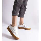 Gemre White-silver sneakers on a rubber sole Quica | Shoptok.si