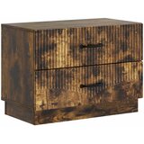  Noćni ormar s ladicama Dimljeni hrast 62 x 34,5 x 44,5 cm | shoptok.hr