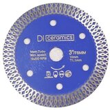 DI keramika DICERAMICS plava dijamantna rezna ploča za gress i glinenu keramiku 75 mm Cijene