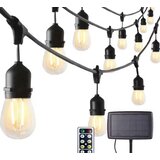  led solarne vodootporne sijalice u nizu 10 m – toplo bela svetlost | Eponuda.com